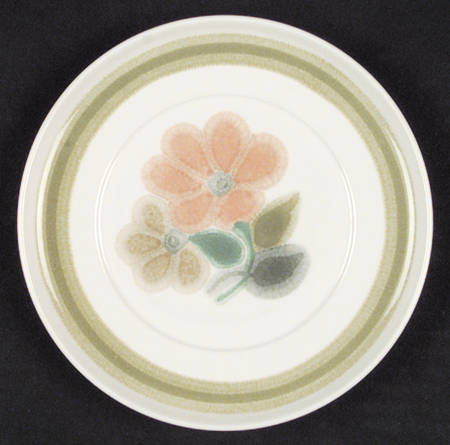 Floral (England, Coupe Shape) Saucer