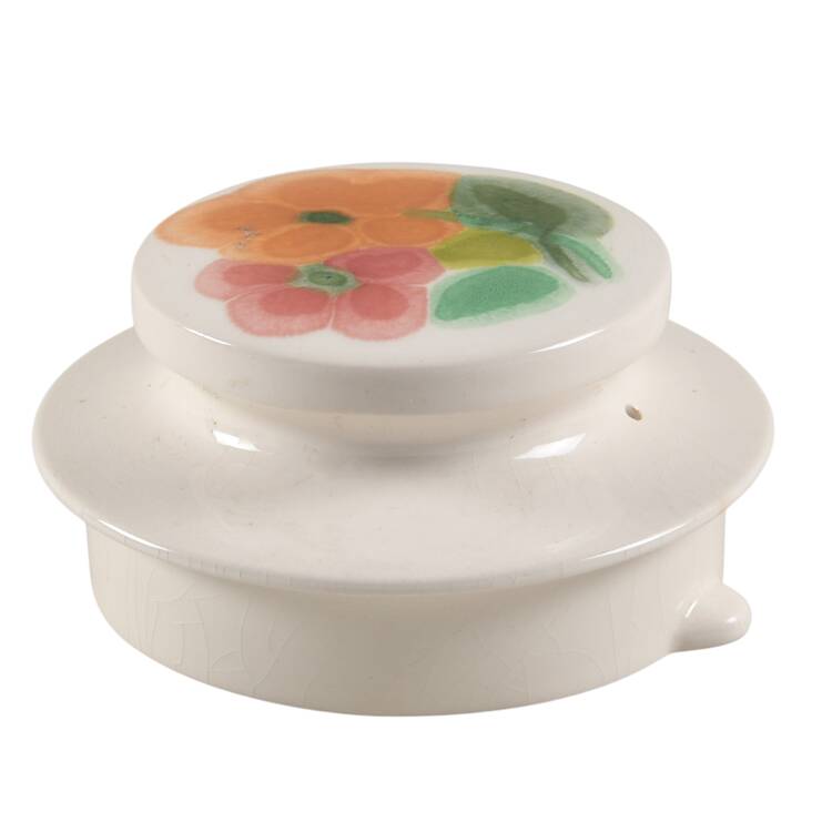 Floral (England, Coupe Shape) Lid for Teapot