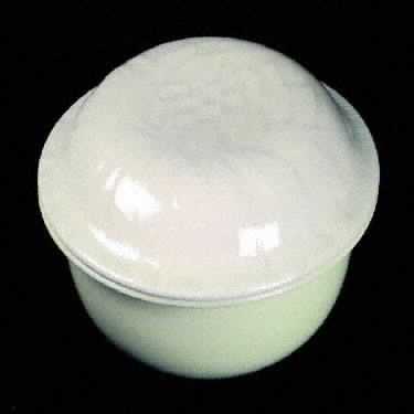 Floral Sculptures Celadon Individual Casserole & Lid