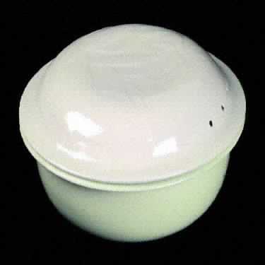 Floral Sculptures Celadon Individual Casserole & Lid