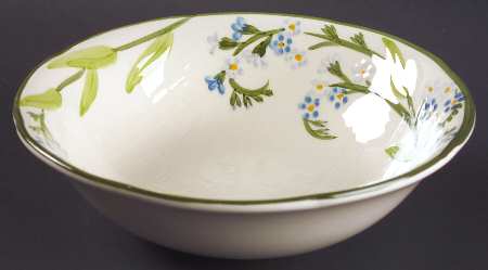 Forget Me Not 8" Round Vegetable Bowl