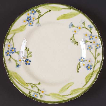 Forget Me Not Salad Plate