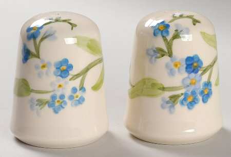 Forget Me Not Salt & Pepper Set