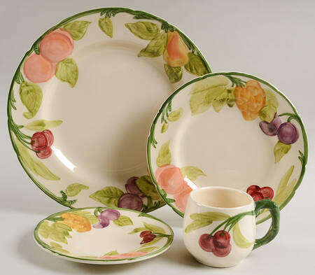 Fresh Fruit 4 Piece Place Setting