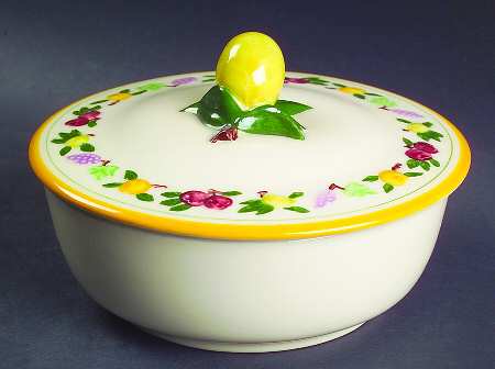 Fruit (Small Fruit) Individual Casserole & Lid