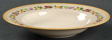 Fruit (Small Fruit) Rim Soup Bowl