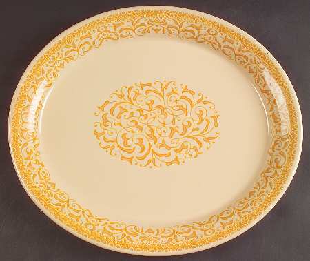 Gingersnap 14" Oval Serving Platter