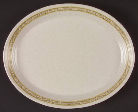 Hacienda Green 11" Oval Serving Platter