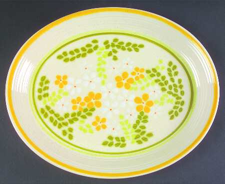 Honeydew 13" Oval Serving Platter