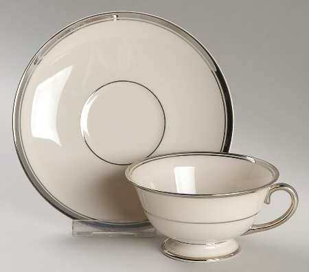 Huntington Footed Cup & Saucer Set