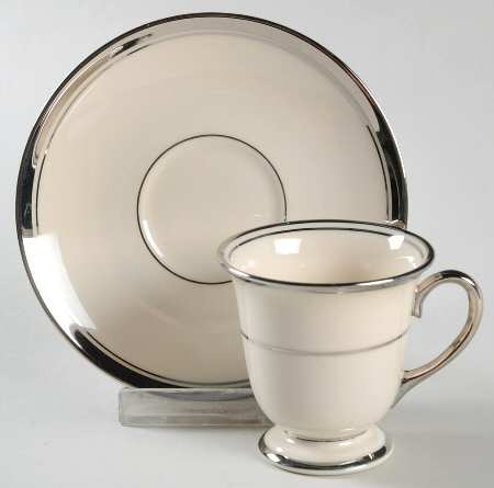Huntington Footed Demitasse Cup & Saucer Set