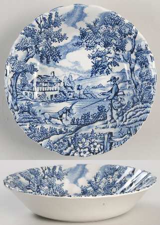 Hunter Blue Fruit/Dessert (Sauce) Bowl