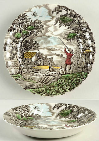 Hunter Multicolor Coupe Soup Bowl