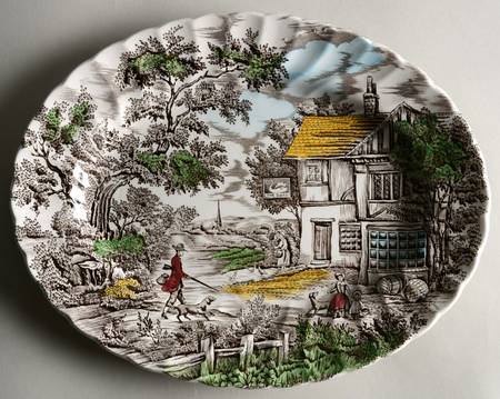 Hunter Multicolor 12" Oval Serving Platter