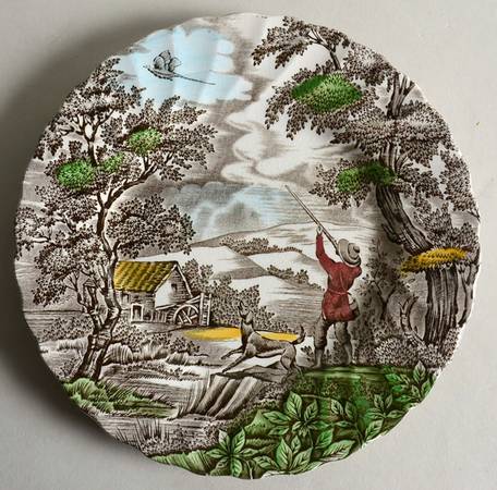 Hunter Multicolor Salad Plate