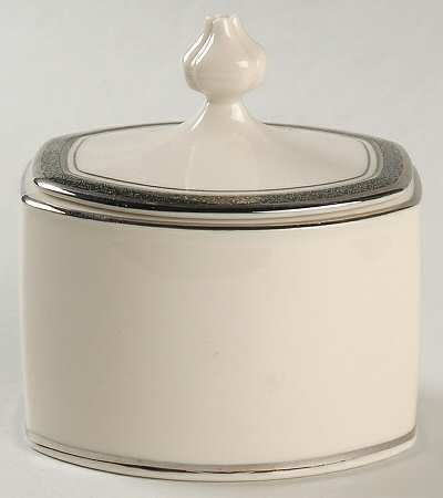 Indigo Sugar Bowl & Lid