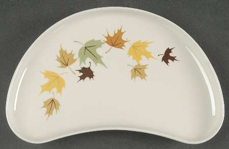 Indian Summer Crescent Salad Plate