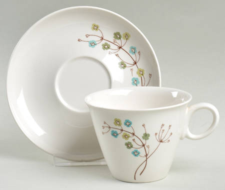 It's A Breeze Flat Cup & Saucer Set