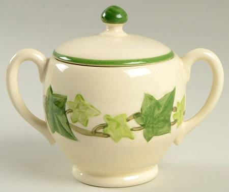 Ivy (American) Sugar Bowl & Lid