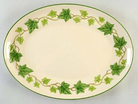 Ivy (American) 18" Oval Serving Platter