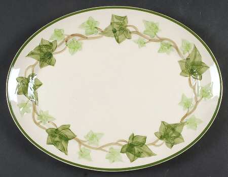 Ivy (American) 13" Oval Serving Platter