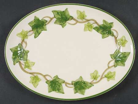 Ivy (American) 11" Oval Serving Platter