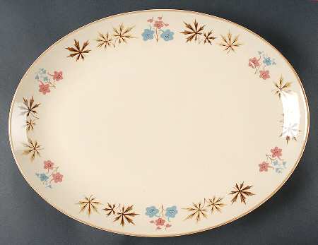 Larkspur 16" Oval Serving Platter