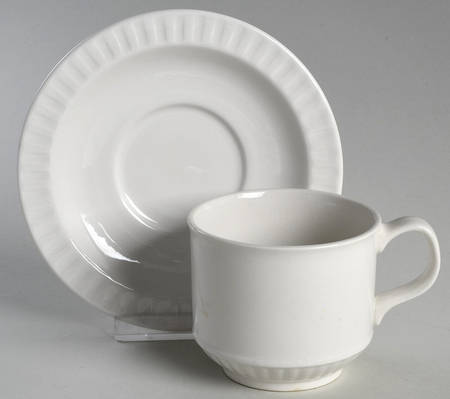 Leeds Flat Cup & Saucer Set