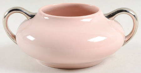 Magnolia (Platinum Trim) Sugar Bowl No Lid