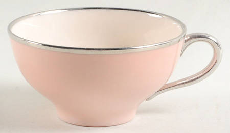 Magnolia (Platinum Trim) Flat Demitasse Cup