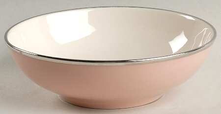 Magnolia (Platinum Trim) Fruit/Dessert (Sauce) Bowl
