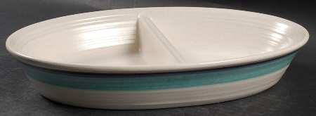 Malibu 11" Oval Divided Vegetable Bowl