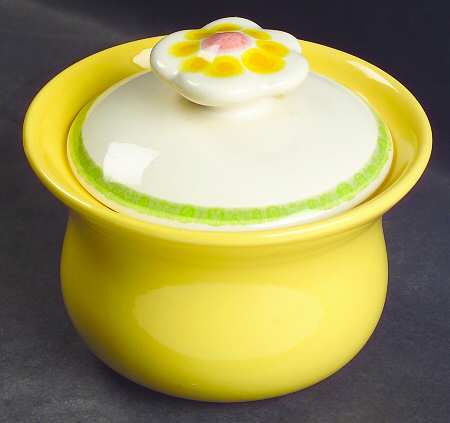 Maypole Sugar Bowl & Lid