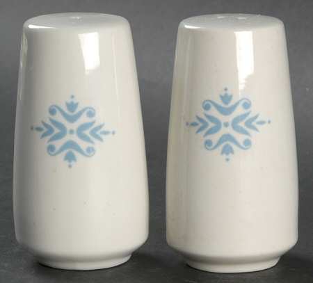 Medallion Blue Salt & Pepper Set
