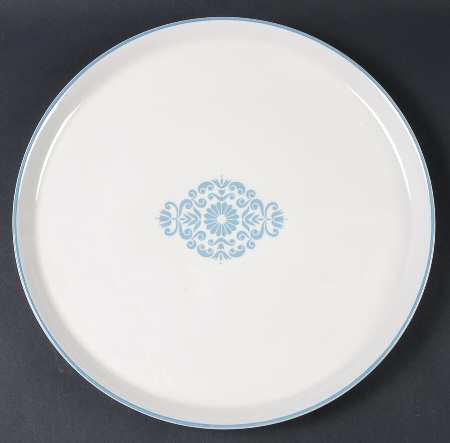 Medallion Blue 13" Chop Plate (Round Platter)
