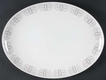 Merry Go Round 15" Oval Serving Platter