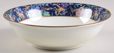 Menagerie Blue Coupe Cereal Bowl
