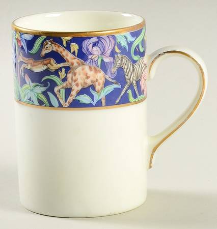 Menagerie Blue Mug