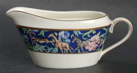 Menagerie Blue Gravy Boat