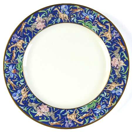 Menagerie Blue Salad Plate