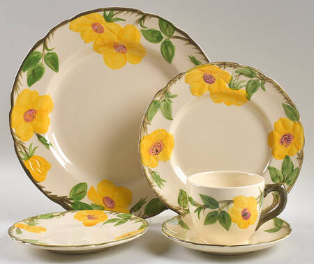 Meadow Rose 5 Piece Place Setting