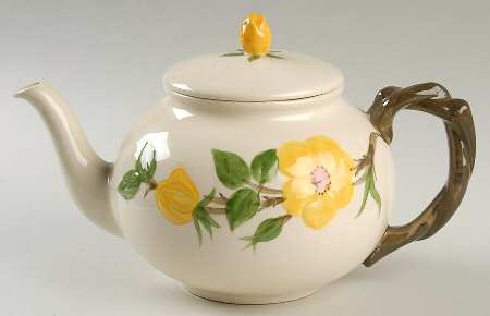 Meadow Rose Teapot & Lid