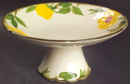 Meadow Rose Round Compote (Height X Width)