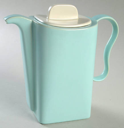 Metropolitan Aqua (Turquoise) Coffee Pot & Lid