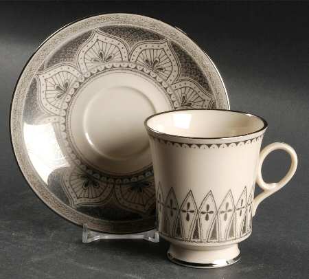 Minaret Footed Cup & Saucer Set