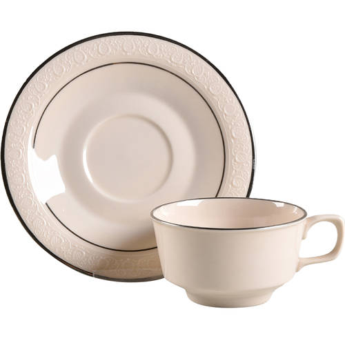 Moon Glow Flat Cup & Saucer Set by Franciscan
