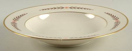 Mountain Laurel Rim Soup Bowl