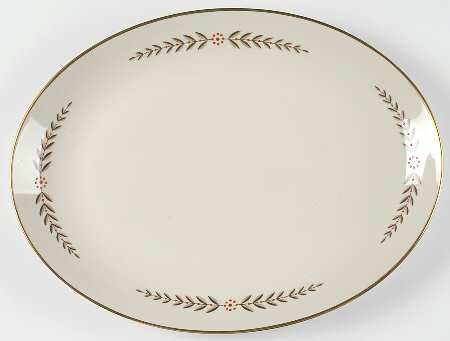 Mountain Laurel 16" Oval Serving Platter