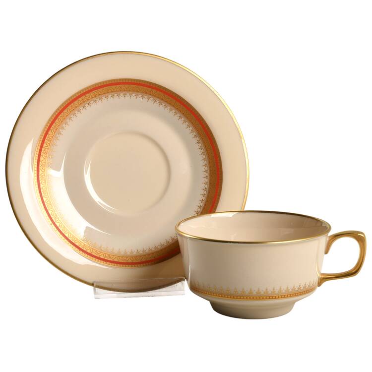 Monaco Flat Cup & Saucer Set