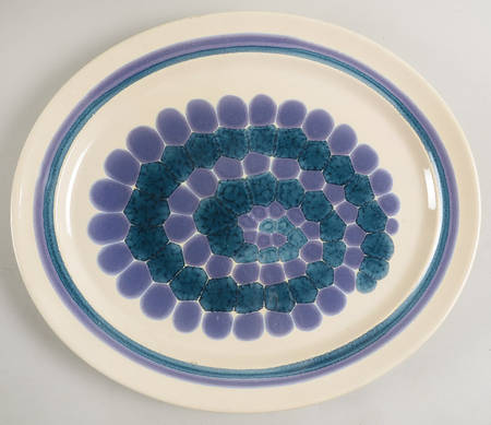 Moondance 13" Oval Serving Platter